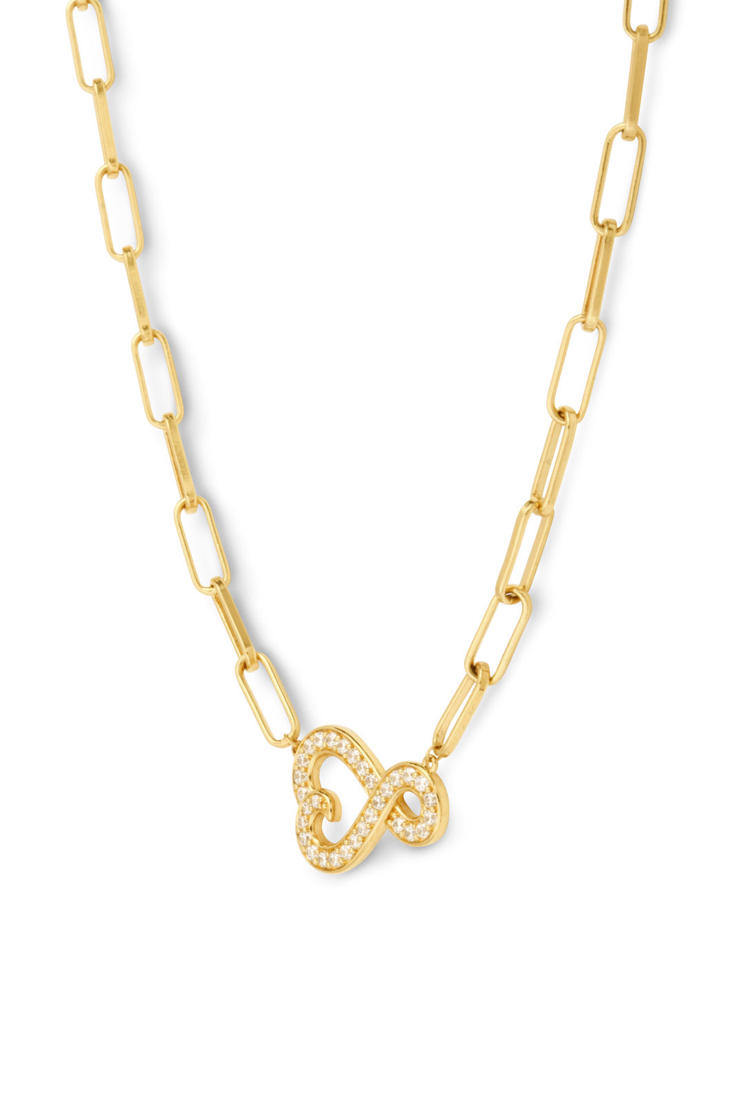 Collier Amour infini serti