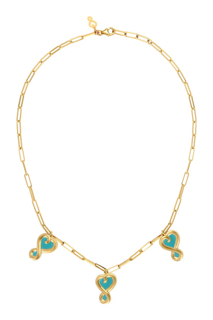 Collier Amour 3 coeurs